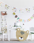 Paper Letter Banner Set Zoo Party- 4.5 Feet