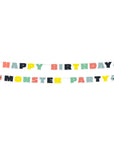 Paper Letter Banner Set Monster Bash- 4.5 Feet