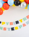 Paper Letter Banner Set Monster Bash- 4.5 Feet