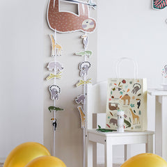 Paper Hanging Deco Zoo Party- 1Pc