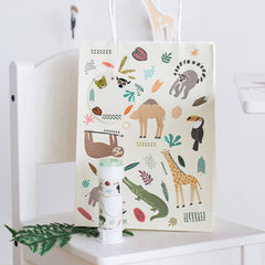 Paper Gift Bags Zoo Party 20cm*27cm -6 pc