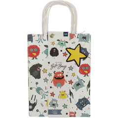 Paper Gift Bags Monster Bash 20cm*27cm -6 pc