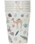 Paper Cups Zoo Party 250ml- 8 Pc