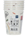 Paper Cups Zoo Party 250ml- 8 Pc