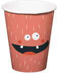 Paper Cups Monster Bash 250ml- 8 Pc