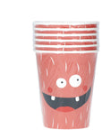 Paper Cups Monster Bash 250ml- 8 Pc