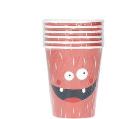 Paper Cups Monster Bash 250ml- 8 Pc