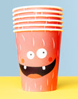 Paper Cups Monster Bash 250ml- 8 Pc