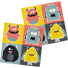 Paper Napkins 33cm*33cm Monster Bash - 20pc