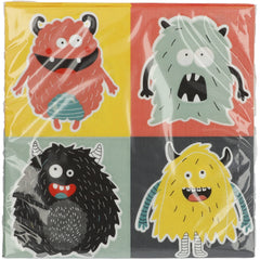 Paper Napkins 33cm*33cm Monster Bash - 20pc