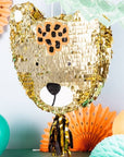 Premium Pinata Folded Leopard Zoo Party