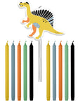 Candle  Dino Roars- 10 Pc