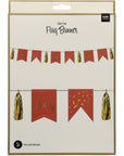 Paper Flag Banner Golden Dusk- 12 Feet