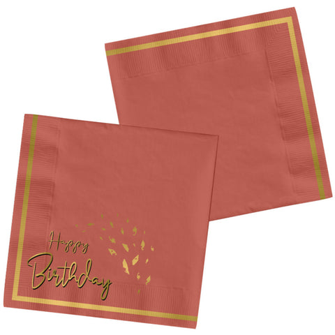 Paper Napkins 33cm*33cm Golden Dusk- 20pc