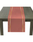 Paper Table Runner Golden Dusk - 7.8 ft * 1.2 ft