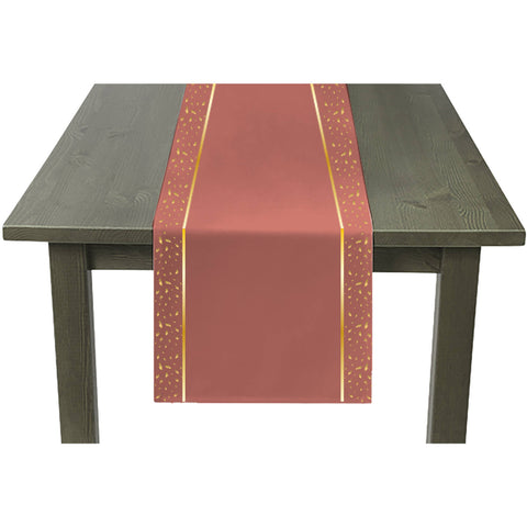 Paper Table Runner Golden Dusk - 7.8 ft * 1.2 ft