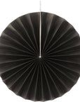 Paper Deco Fan Set Crème Noir- 3pc