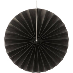 Paper Deco Fan Set Crème Noir- 3pc