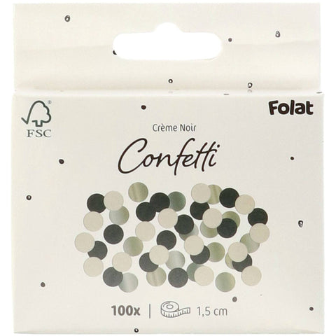 Paper Confetti Happy Birthday Crème Noir- 14gm