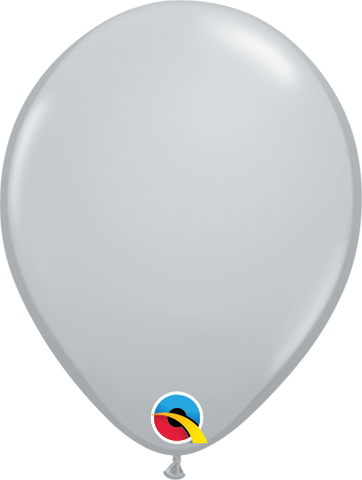 Grey Latex Balloon (Air Filled) - 5 Inches