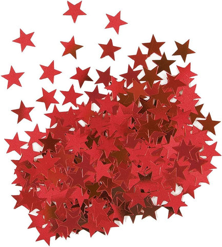 Table Confetti Red Stars – 14 Gm