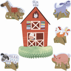 Farm Party Centerpiece Kit-6pc