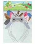 Paper Assorted Headbands Farm Party-6 pc