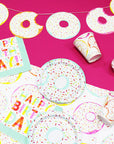 Plastic Table Cover 54In*84In Cupcake Theme- 1 Pc