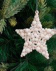 White Star Ornament- 6Pc