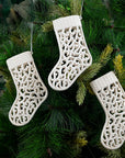 White Shoe Hanging Ornament- 2Pc