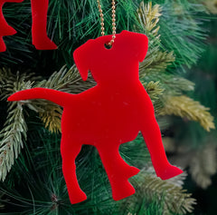 Red Dog (Personalised) Ornament- 1Pc