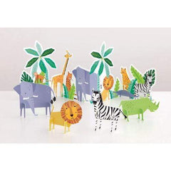 Animal Safari Centerpiece Kit-5pc