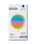 Globe Rainbow Balloons (Air-filled) - 11 Inches