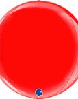 Globe Red 4D Balloons (Air-filled) - 15 Inches