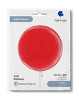 Globe Red 4D Balloons (Air-filled) - 15 Inches