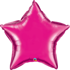 Star Metallic Magenta (Helium) - 36 Inches