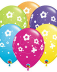 Daisies & Butterflies Latex Balloon (Helium/Air Filled) - 11 Inches