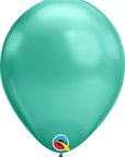 Chrome® Green Latex Balloon (Air Filled) - 7 Inches