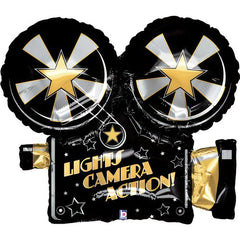 Lights Camera Action! (Helium) - 29 Inches