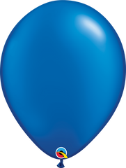 Pearl Sapphire Blue Latex Balloon (Helium/Air Filled) - 16 Inches