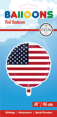 Round USA (Helium) - 18 Inches