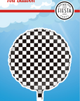 Checkered Pattern(Helium) - 18 Inches