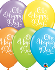 Simply Oh Happy Bday Latex Balloon (Helium/Air Filled) - 11 Inches