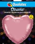 Heart Chrome® Mauve (Helium) - 18 Inches