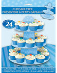 Paper Cupcake Tree Cupcake Party Blue-1pc