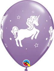 Whimsical Unicorn Latex Balloon (Helium/Air Filled) - 11 Inches