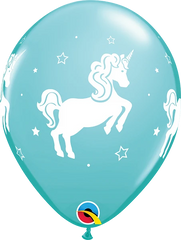 Whimsical Unicorn Latex Balloon (Helium/Air Filled) - 11 Inches