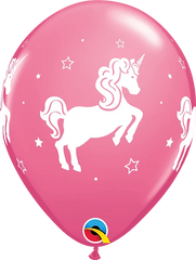 Whimsical Unicorn Latex Balloon (Helium/Air Filled) - 11 Inches