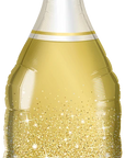 Golden Bubbly Wine Bottle (Helium) - 39 Inches