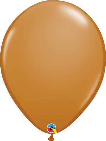 Mocha Brown Latex Balloon (Helium/Air Filled) - 16 Inches